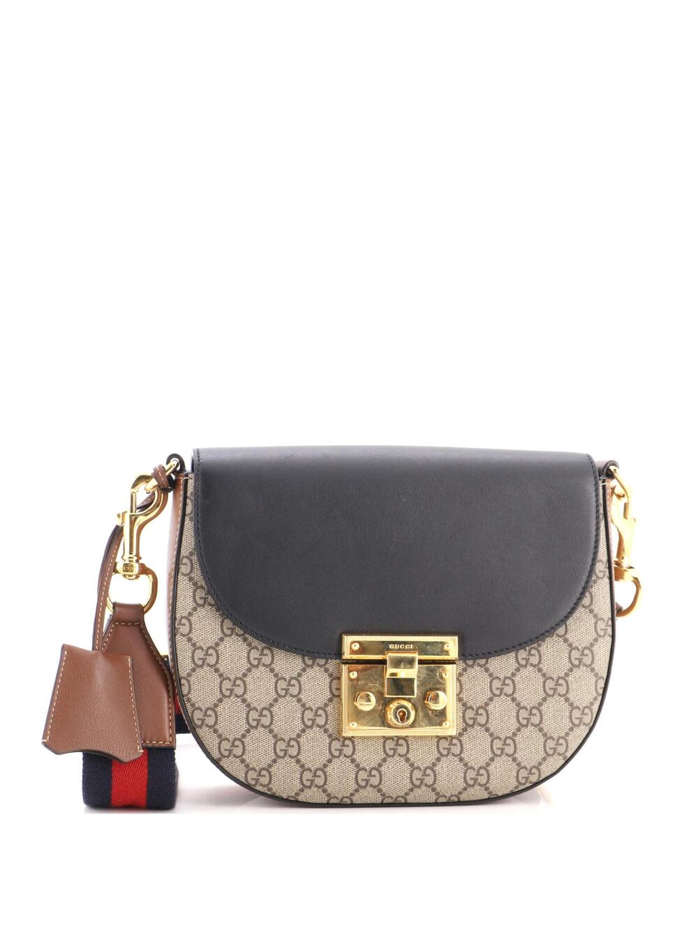 Gucci Padlock Saddle Shoulder Bag Gg #349631G18B
